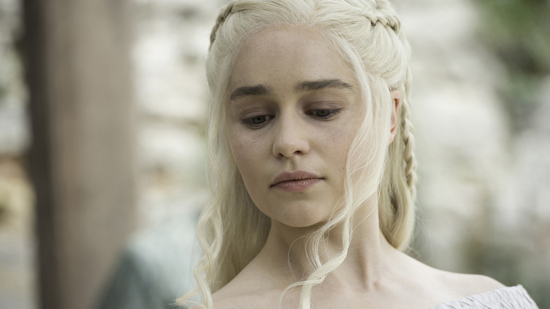 Daenerys looking down on Game of Thrones