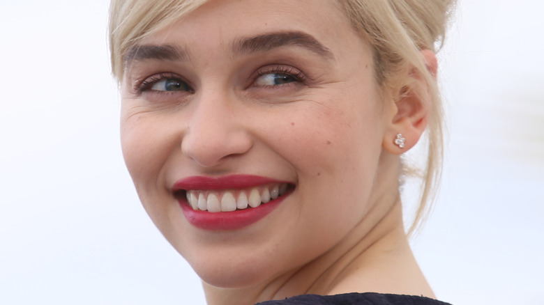 Emilia Clarke smiling