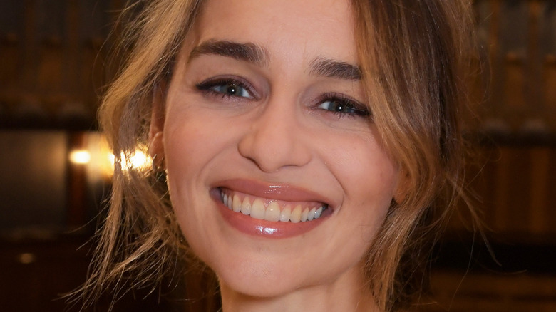 Emilia Clarke at play opening