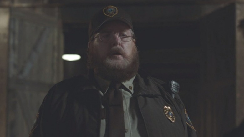 John Economos disguised as cop