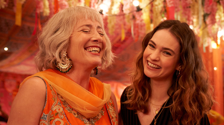 Cath and Zoe grinning