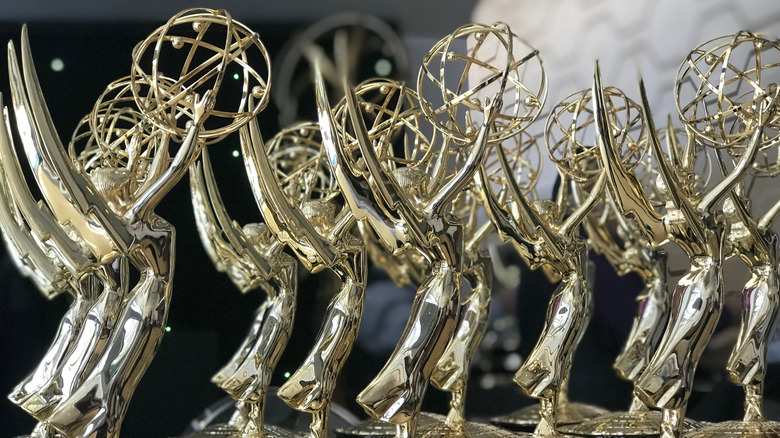 Emmy awards lined up