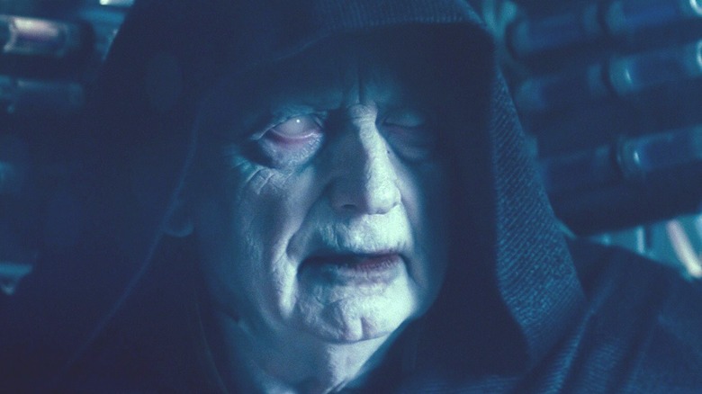 Palpatine on the Rise of Skywalker poster