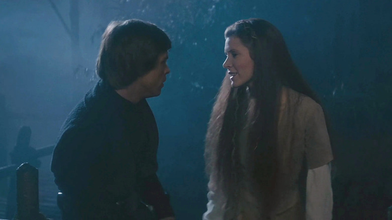 Luke and Leia in Endor woods