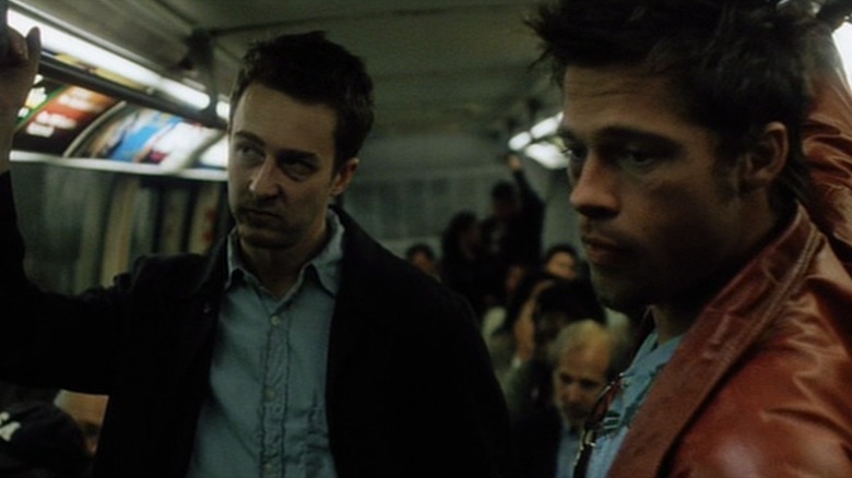 Edward Norton and Brad Pitt in Fight Club