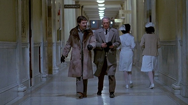 Frank Gavin and Dr. Gruber walking