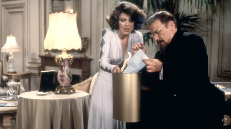 Frederick and Anna burning paper