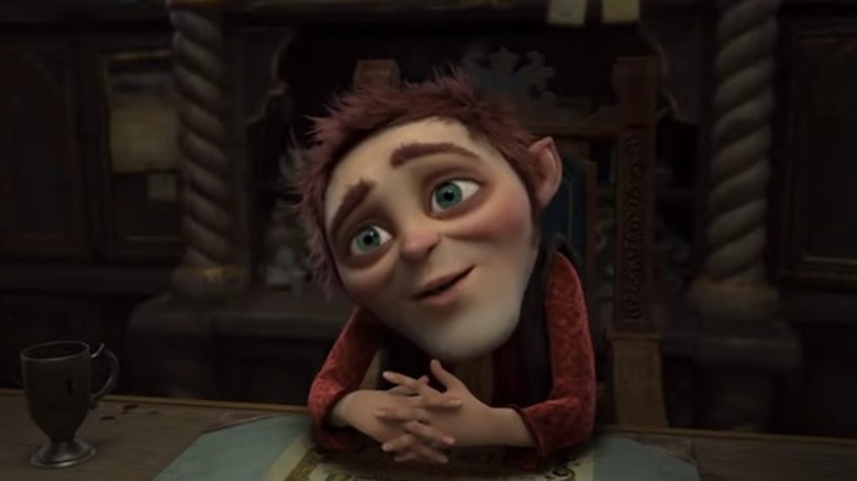 Rumpelstiltskin talking to Shrek