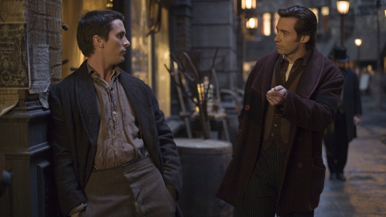 Christian Bale and Hugh Jackman in The Prestige