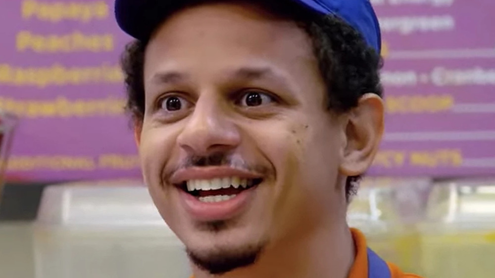 Eric Andre working the counter