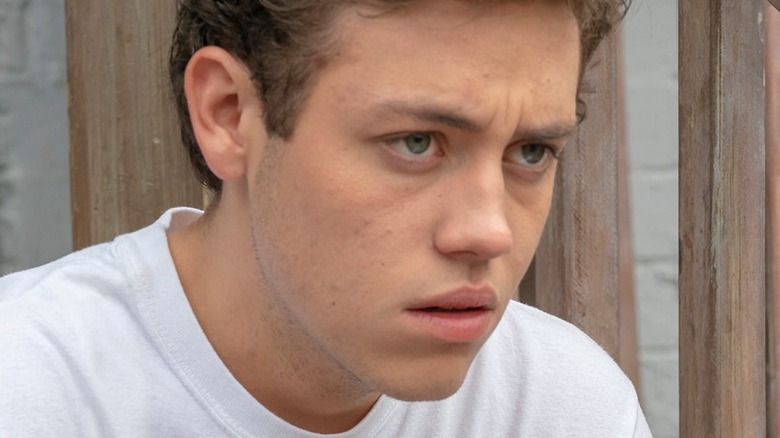 Carl Gallagher looking stunned