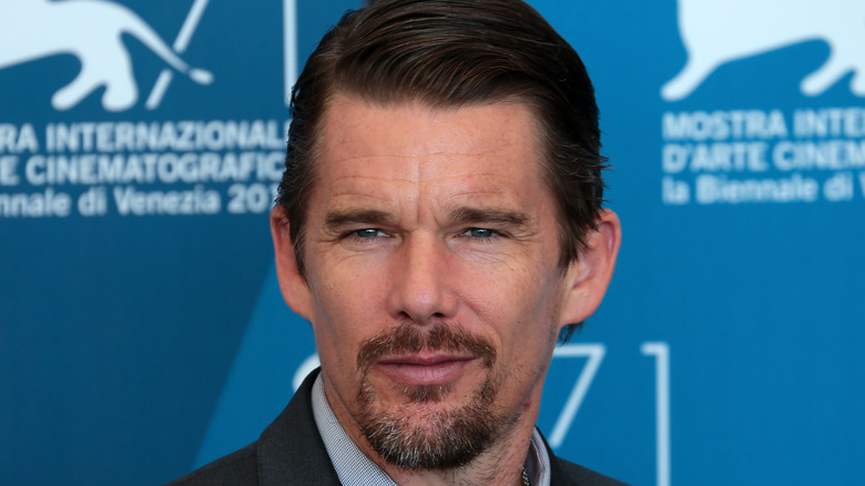 Ethan Hawke smiling