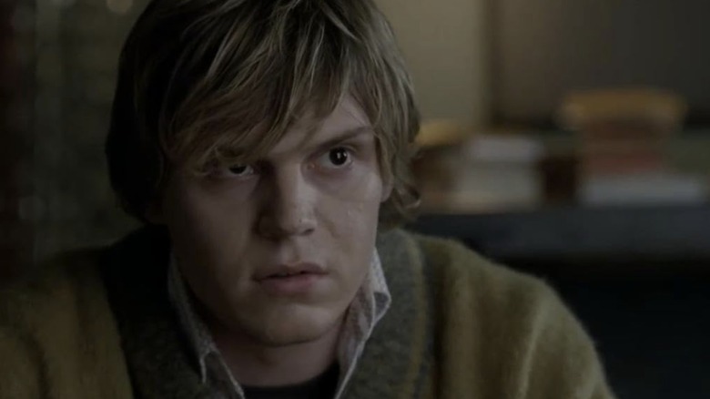 Tate Langdon looking perturbed
