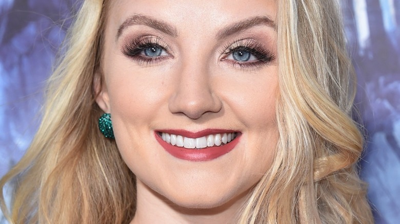 Close-up of Evanna Lynch smiling