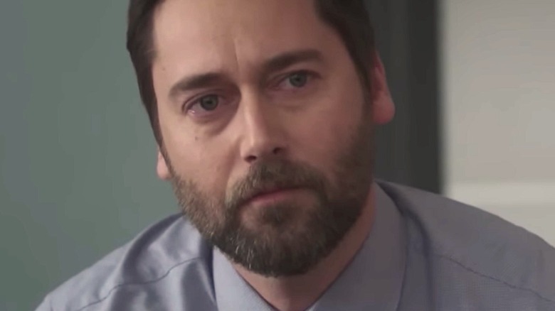 Ryan Eggold looking confused