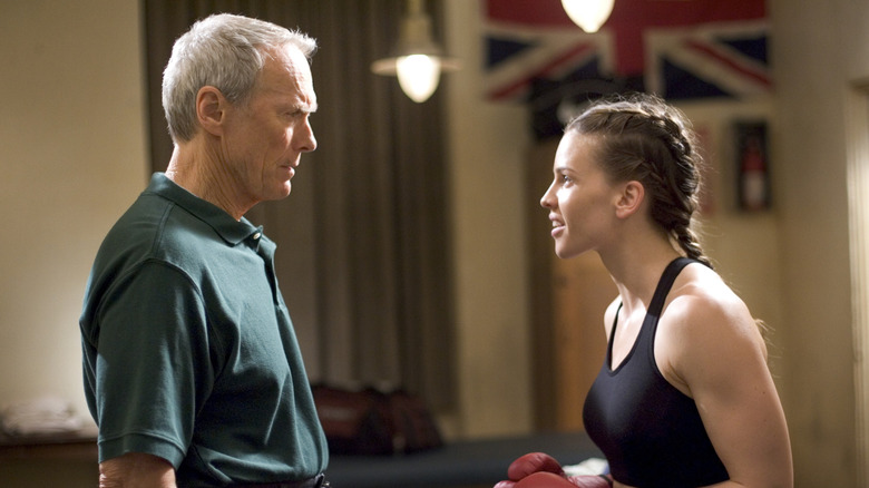 Frankie Durin talking to Maggie Fitzgerald in "Million Dollar Baby" (2004)