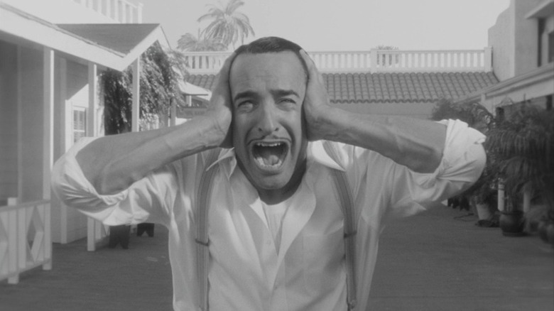 George Valentin screaming in The Artist (2011)