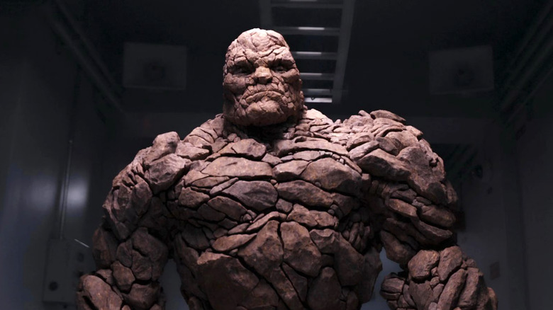 Ben Grimm/The Thing standing up in Fantastic Four (2015)