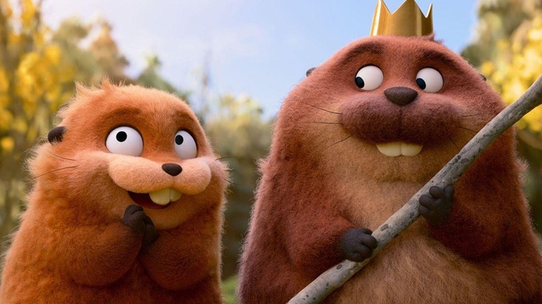 Mabel and King George talking in 