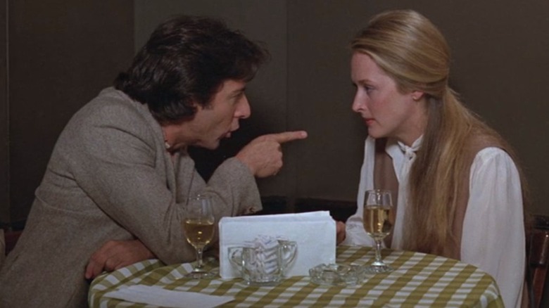 Ted and Joanna Kramer arguing in "Kramer vs. Kramer"