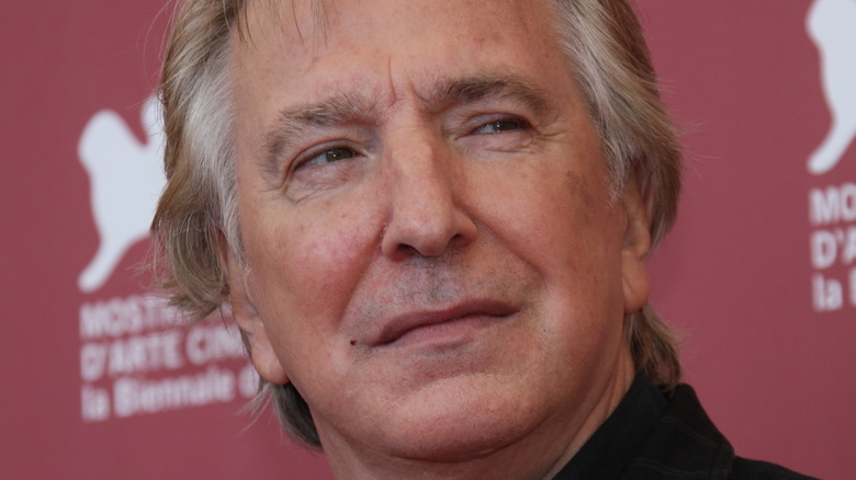 Alan Rickman at event