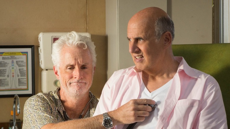 Dr. Norman checks George's testosterone