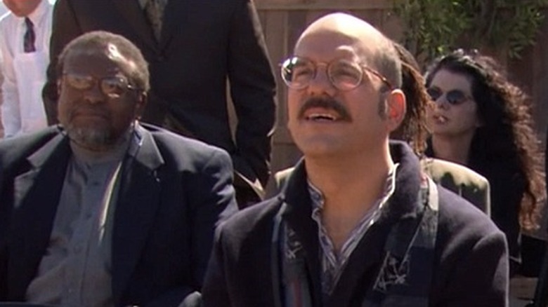 Tobias at George Bluth's wake