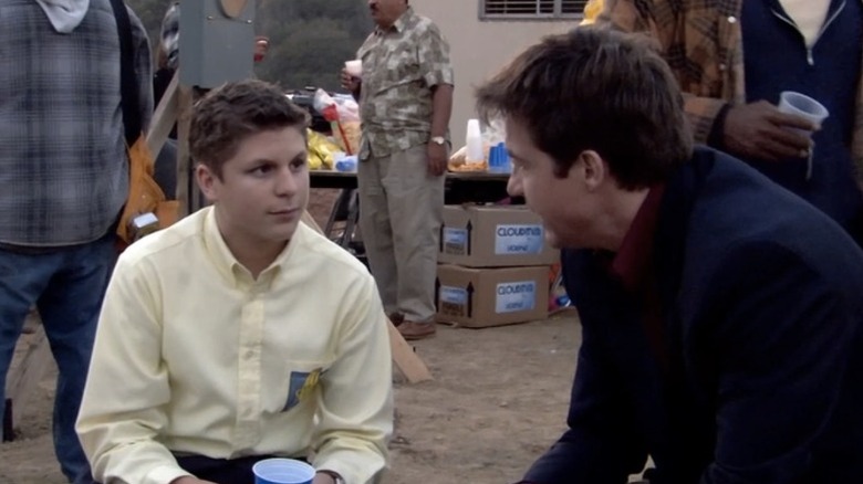 Michael talks shop with George Michael