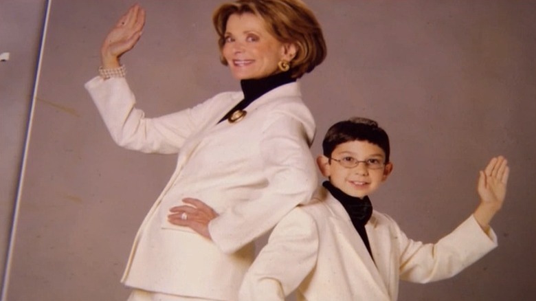 Lucille and Buster in a magazine