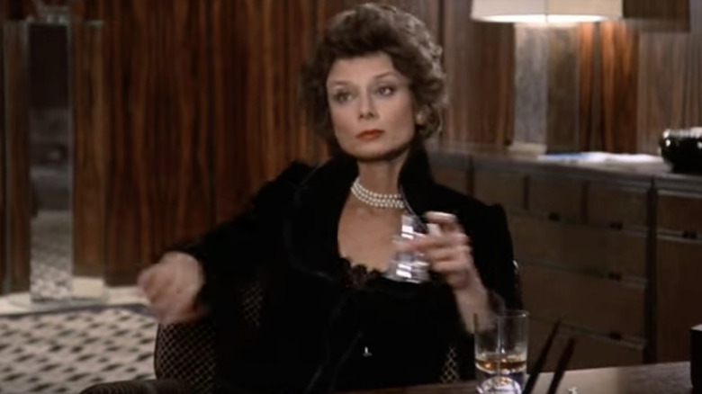 Elizabeth Roffe has a drink