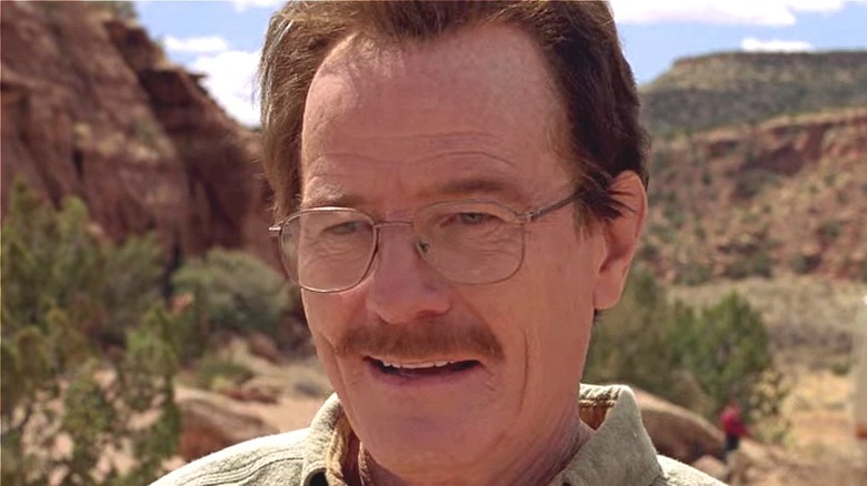 Walter White smiling