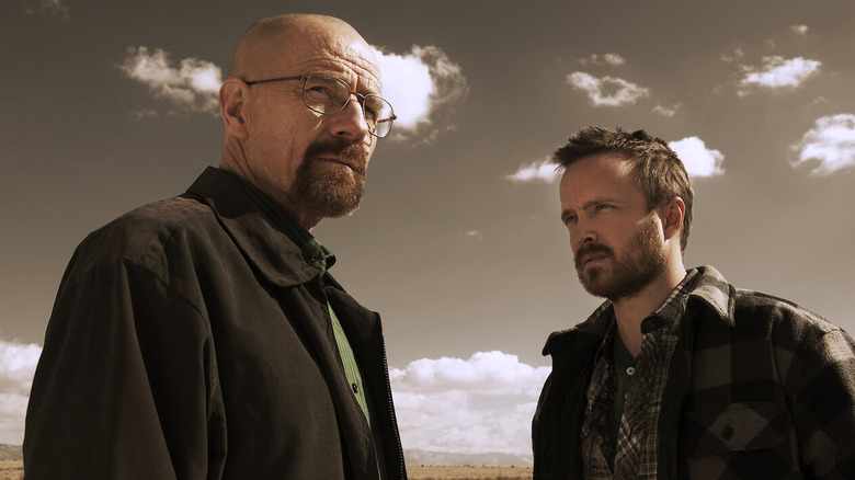 Walter White and Jesse Pinkman