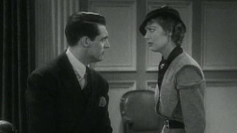 Cary Grant confronts Loretta Young