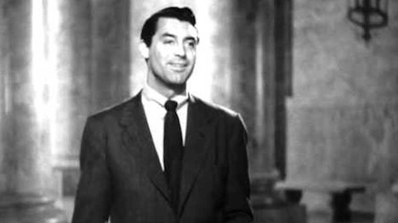 Cary Grant smiles
