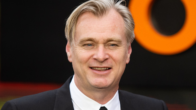 Christopher Nolan at the Oppenheimer premiere