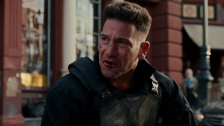 Punisher cursing at Spider-Man in Spider-Man: Brand New Day