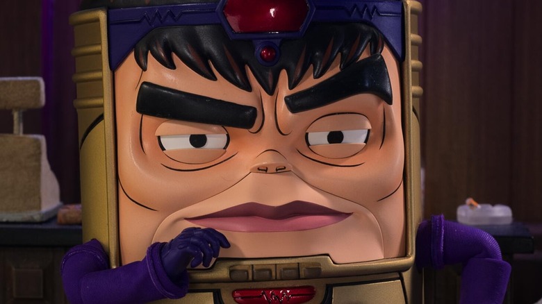 MODOK with an evil look on his face