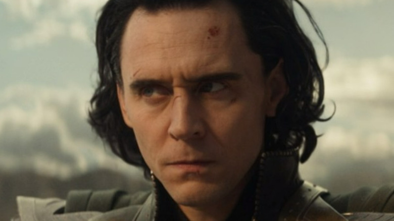 Loki smirking