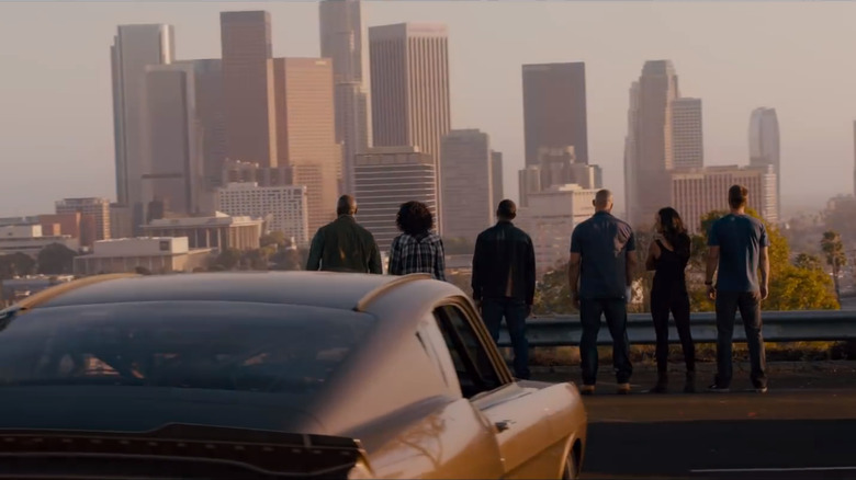 The team on a bridge