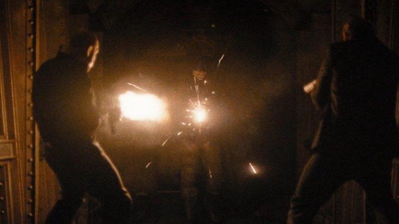 Batman getting shot