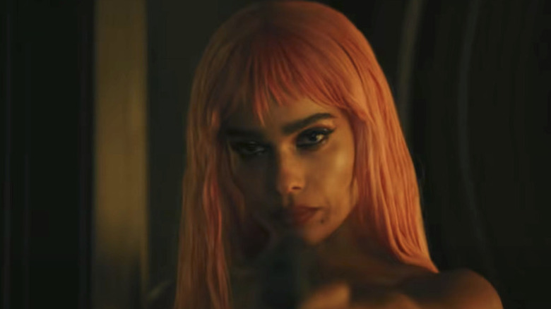 Selina Kyle in a wig
