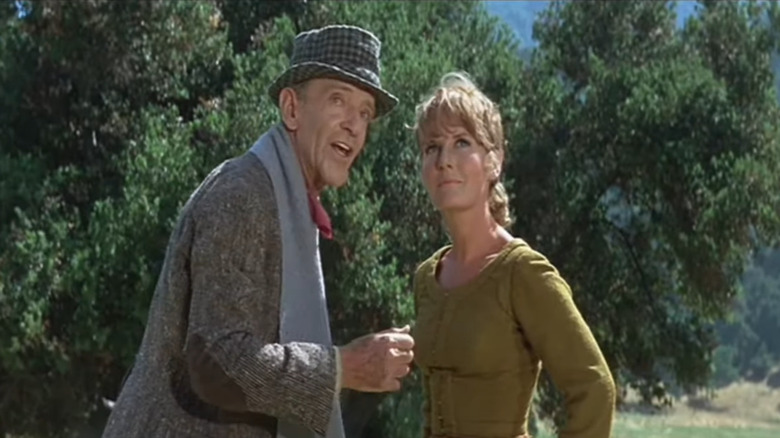 Fred Astair and Petula Clark in the woods