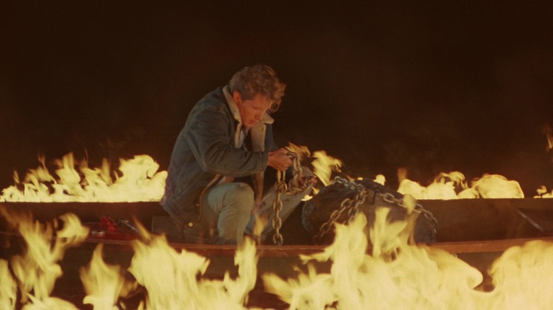 Tommy Jarvis on boat