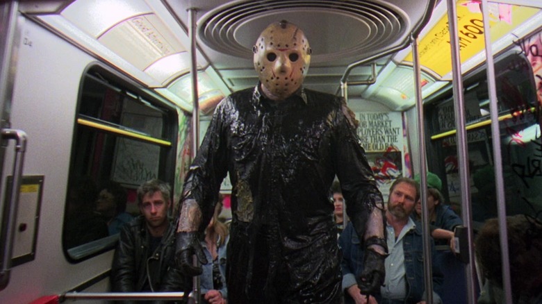 Jason Voorhees in subway