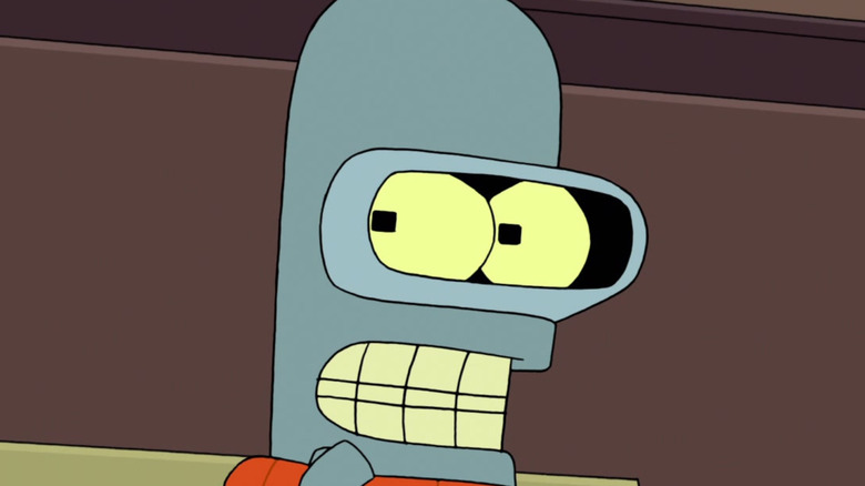 Bender looking sideways 