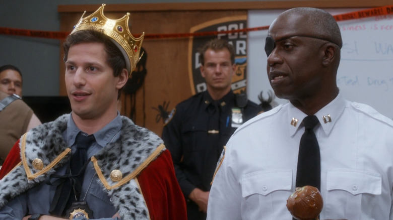 Jake and Holt at the end of Halloween Heist