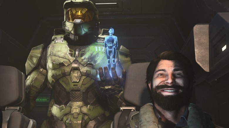 Master Chief with Weapon and Pilot
