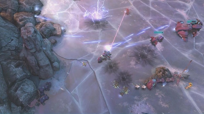 Ghosts fighting Banshees in Spartan Assault