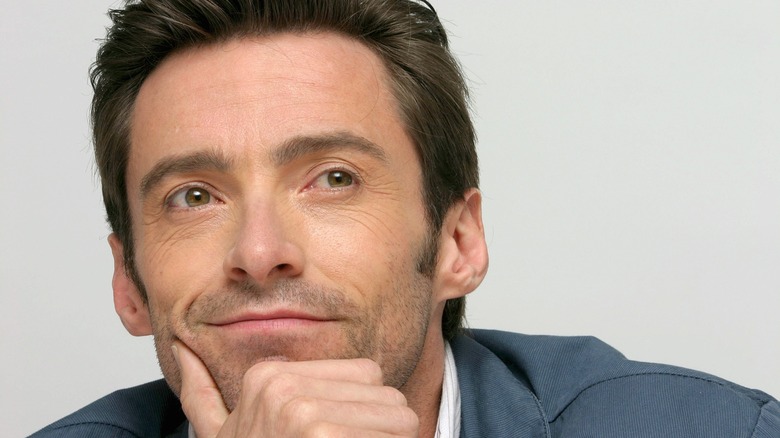 Hugh Jackman smiling