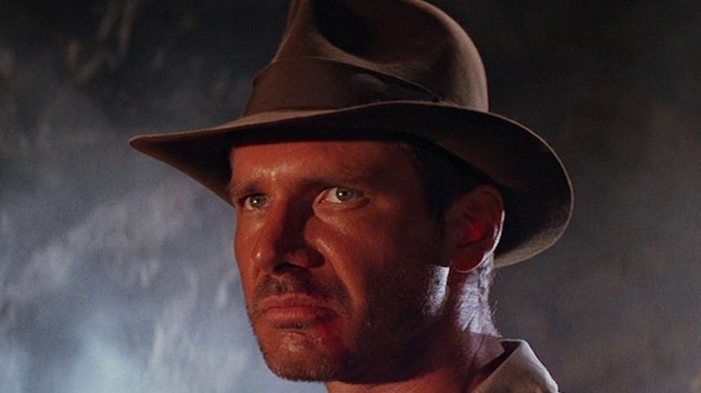 Indiana Jones frowning